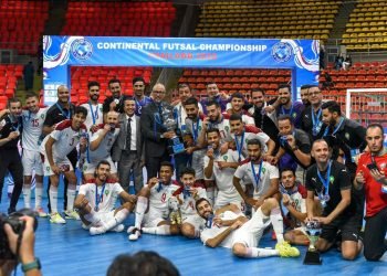 المنتخب المغربي بفوز بكأس القارات لكرة القدم داخل القاعة